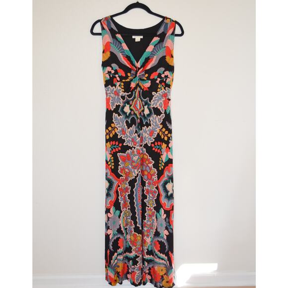 Anthropologie Maeve Camilla Sleeveless Colorful Boho Maxi Dress Size Med… - Picture 2 of 6
